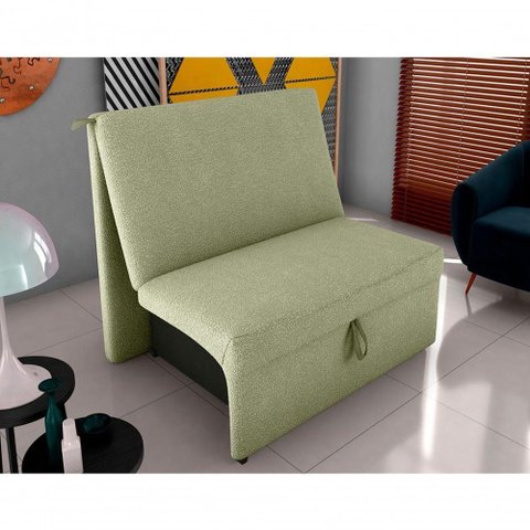 Sofá Cama Dominion 2 Lugares Reclinável 113cm Verde