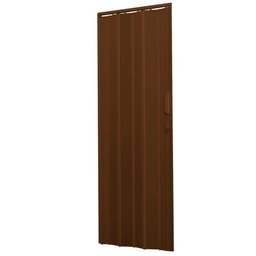 Porta Sanfonada de PVC 62x210cm AZN - Marrom - 3