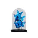 Ver imagem 1 de Escultura Decorativa Borboletas Azuis na Cúpula de Vidro 25cm Ad2011 Btc