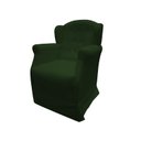 Ver imagem 1 de Poltrona Cadeira De Amamentação Com Balanço Manu Suede Verde Ms Decor