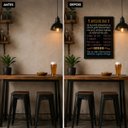 Ver imagem 2 de Quadro Boteco "Aviso do Bar-Se Alguma Namorarada ou Esposa"