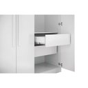 Ver imagem 6 de Guarda Roupa 8 Portas (2 C- Espelho) e 4 Gavetas C- Pés Master New 8.4 Branco