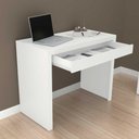 Ver imagem 3 de Kit Escritório Home Office com Mesa Gaveta e Estante Br Cor:branco