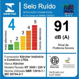 Aspirador de Pó e Líquidos Nt 3000 Karcher 220v - 9 Aspirador de Pó e Líquidos Nt 3000 Karcher 220v - 9