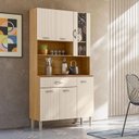 Ver imagem 1 de Kit Cozinha Golden Plus 6 Portas Freijó Soft - Kits Paraná