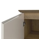 Ver imagem 6 de Bancada Buffet Oásis Pinho/ Off White 3 Portas Tampo com Borda Invertida e 4 Pés - Artely 004384
