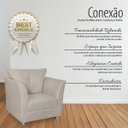 Ver imagem 5 de Poltrona Cadeira Decorativa Lisboa Linho Bege