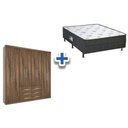 Ver imagem 1 de Cama Box Conjugada Casal Union + Guarda Roupa Master 8.6 Demolição