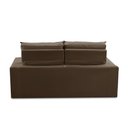 Ver mais imagens de Sofá Retrátil e Reclinável 2 lugares com Molas 1,50m Laisa Suede Marrom Madelina Decor