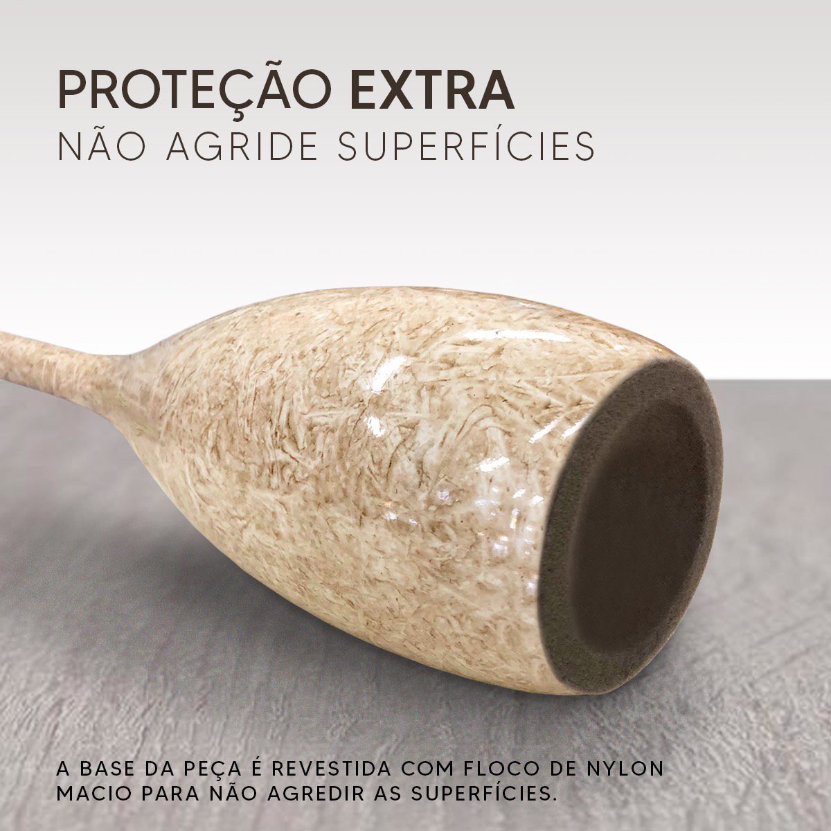 Dupla Vaso de Chão de Cerâmica Garrafa Faenza Preto Fosco - 6