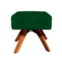 Ver imagem 4 de Kit 01 Poltrona e 01 Puff Elisa Suede Verde