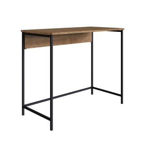 Escrivaninha Dobrável para Notebook em Estilo Industrial 27893 Artesano - Vermont/preto Fosco