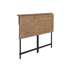Escrivaninha Dobrável para Notebook em Estilo Industrial 27893 Artesano - Vermont/preto Fosco - 2