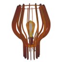 Ver imagem 1 de Abajur de Mesa em MDF - Cor: Marrom