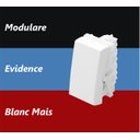 Ver imagem 2 de INTERRUPTOR Módulo SIMPLES 16A/250V MODULARE EVIDENCE BLANC MAIS FAME