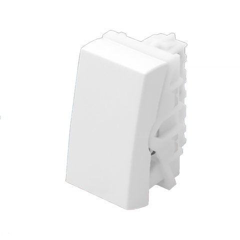 INTERRUPTOR Módulo SIMPLES 16A/250V MODULARE EVIDENCE BLANC MAIS FAME