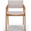 Ver imagem 6 de Kit 02 Cadeiras para Sala de Jantar Estar Living Giorgia B04 Linho Bege - Lyam Decor