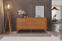 Ver imagem 3 de Buffet Sinus 2 Porta 3 Gavetas Mavaular Naturale