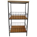 Ver imagem 4 de Fruteira Suporte Micro-ondas Minas Rústico Suporte de Microondas