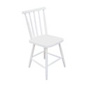 Ver imagem 2 de Jogo de Jantar Colonial Brisa Mesa 80x80cm Branca + 04 Cadeiras Brancas - Rustico Linda