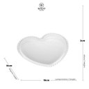 Ver imagem 5 de Conjunto 4 Pratos Cristal Coração Pearl Rojemac 28371