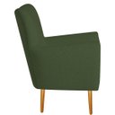 Ver imagem 4 de Poltrona Decorativa Luxo Moderna Sala de Estar Recepção Amélia Linho