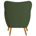 Ver imagem 5 de Poltrona Decorativa Luxo Moderna Sala de Estar Recepção Amélia Linho