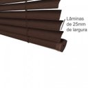 Ver mais imagens de Persiana PVC Texturizada 25mm Isadora Design 1,60mx1,40m