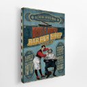 Ver imagem 2 de Quadro Barbearia Barber Shop Retro Vintage Canvas 140x90cm