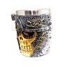 Caneca Caveira Guerreiro Viking Machado Medieval Inox Chopp - 3