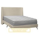 Ver imagem 7 de Kit Cabeceira e Base Cama Box Orgânica Montreal 199x219cm King Size Bouclê - Sofa Store:bouclê Soluc