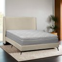 Ver imagem 3 de Kit Cabeceira e Base Cama Box Orgânica Montreal 199x219cm King Size Bouclê - Sofa Store:bouclê Soluc