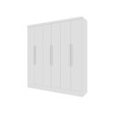Ver imagem 2 de Guarda Roupa Bariloche 6 Portas e 4 Gavetas Internas Tcil Branco