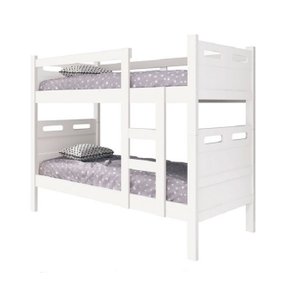 Cama Beliche Solteiro Jaspe Versátil Camas Fênix - Branco