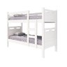 Cama Beliche Solteiro Jaspe Versátil Camas Fênix - Branco - 1