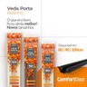 Veda Fresta Protetor Porta Rolinho Impermeável 90Cm Comfort Door Vedação Contra Poeira Inseto Branco - 10