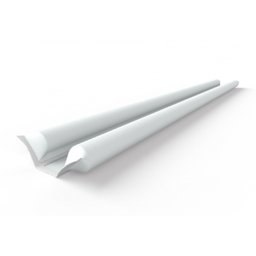 Veda Fresta Protetor Porta Rolinho Impermeável 90Cm Comfort Door Vedação Contra Poeira Inseto Branco - 1