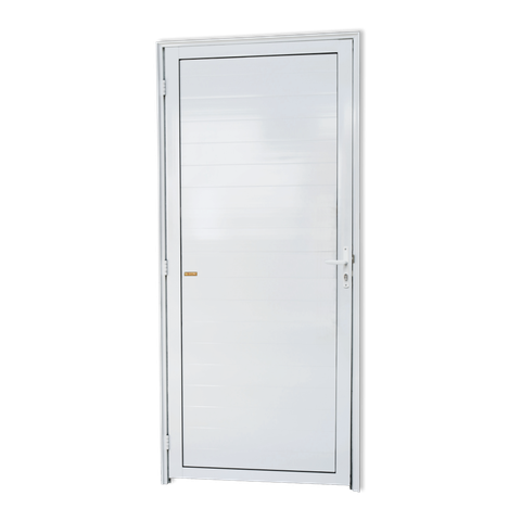 Porta Alumínio Lambril D.Branco 90 Brimak