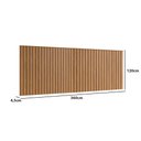 Ver imagem 2 de Cabeceira Ripada para Cama King 360cm 100% Mdf Cor:louro