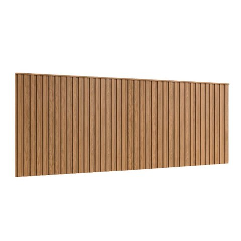 Cabeceira Ripada para Cama King 360cm 100% Mdf Cor:louro