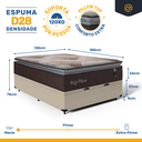 Ver imagem 4 de Cama Box Baú com Colchão de Espuma Mega Pillow Casal 138 Cm
