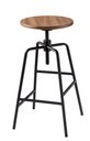 Ver imagem 1 de Banqueta Anacapri Assento Formica Imbuia com Base Preta 73 Cm (alt) - 47091
