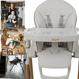 Cadeirinha de Alimentação Burigotto Prima Pappa Zero 3 Gold - 4