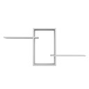 Ver imagem 1 de Nicho Decorativo com Prateleiras 66 X 9 X 30,5cm Nb 66931