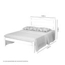 Ver imagem 2 de Cama Casal Munique Branca Gabrielli