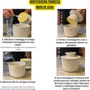 Ver mais imagens de Manteigueira Francesa Porcelana Verde Mesclado Mantém Cremosa Gourmet