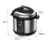 Panela de Pressão Elétrica 5 L Efficient com Timer 220 V Electrolux - 2