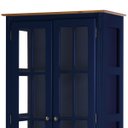 Ver imagem 2 de Cristaleira 2 Portas e Laterais em Vidro 3 Prateleiras 1 Gaveta 60808 Hannover