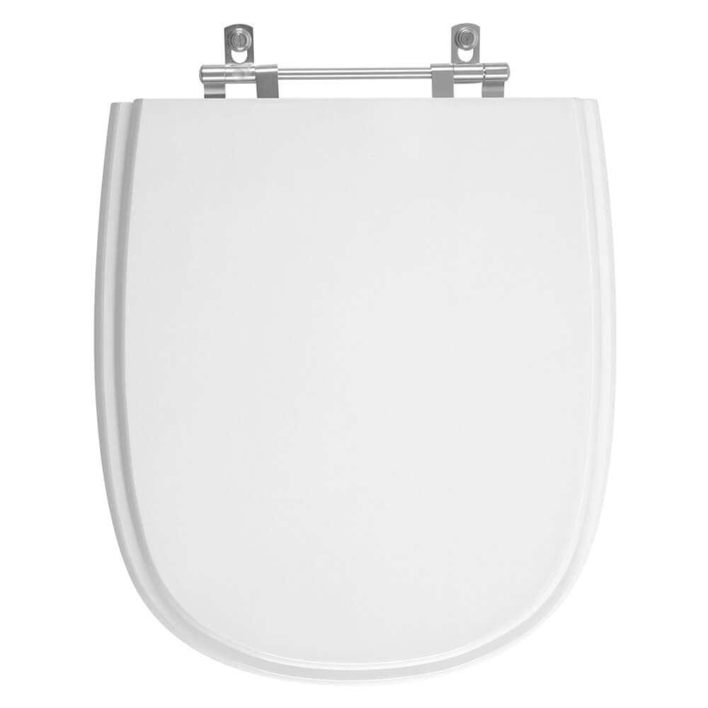 Tampa de Vaso em Mdf Dona Beja Branco para Bacia Santa Clara - 1