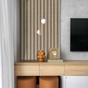 Ver imagem 7 de Painel Ripado Prime Madeira PVC Mogno Cinza 2,9m x 16cm